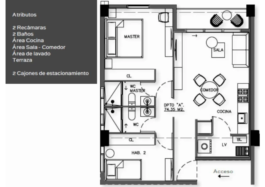 Imágen del proyecto VIVIA ROMA DEPARTAMENTOS